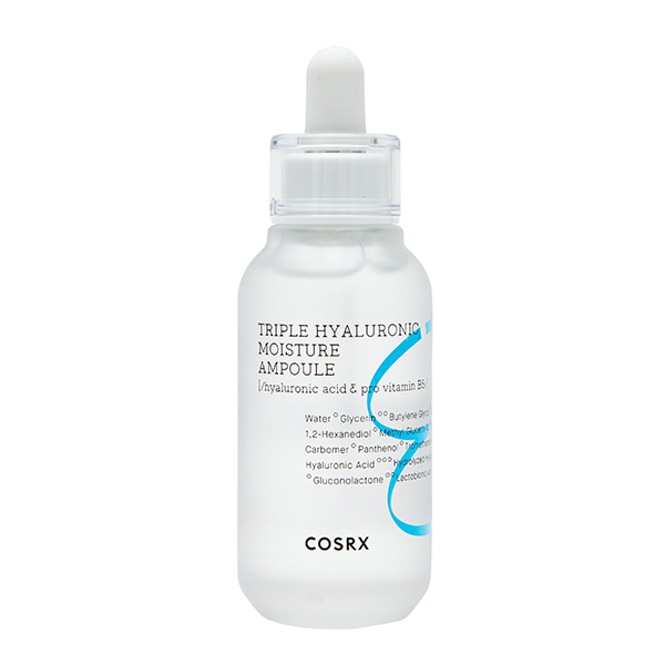 آمپول مرطوب کننده و آبرسان کوزارکس مدل Triple Hyaluronic